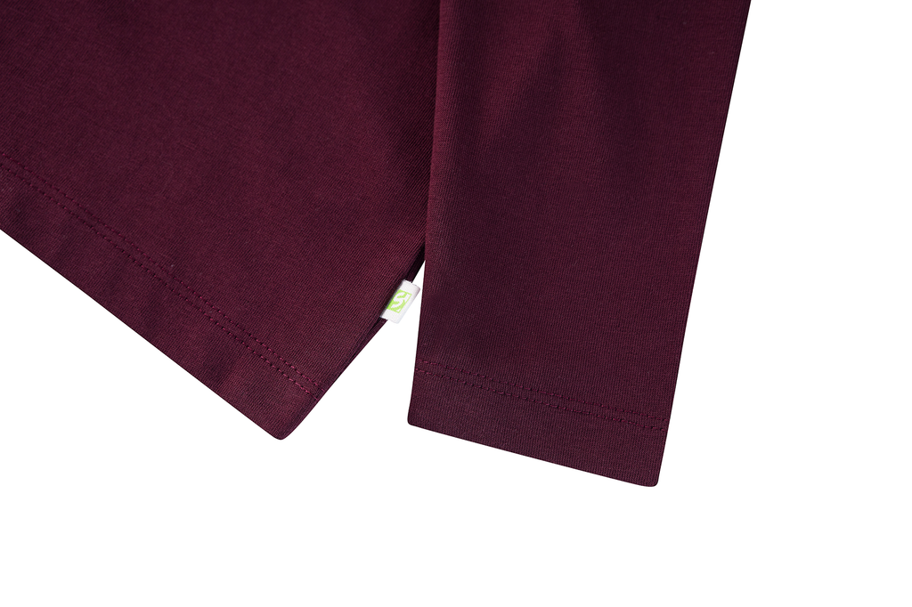 T-shirts lange mouw bordeaux Someone