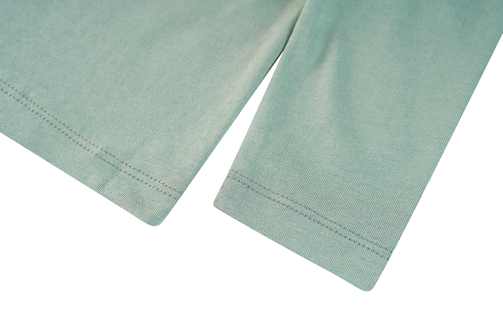 T-shirts lange mouw groen Someone