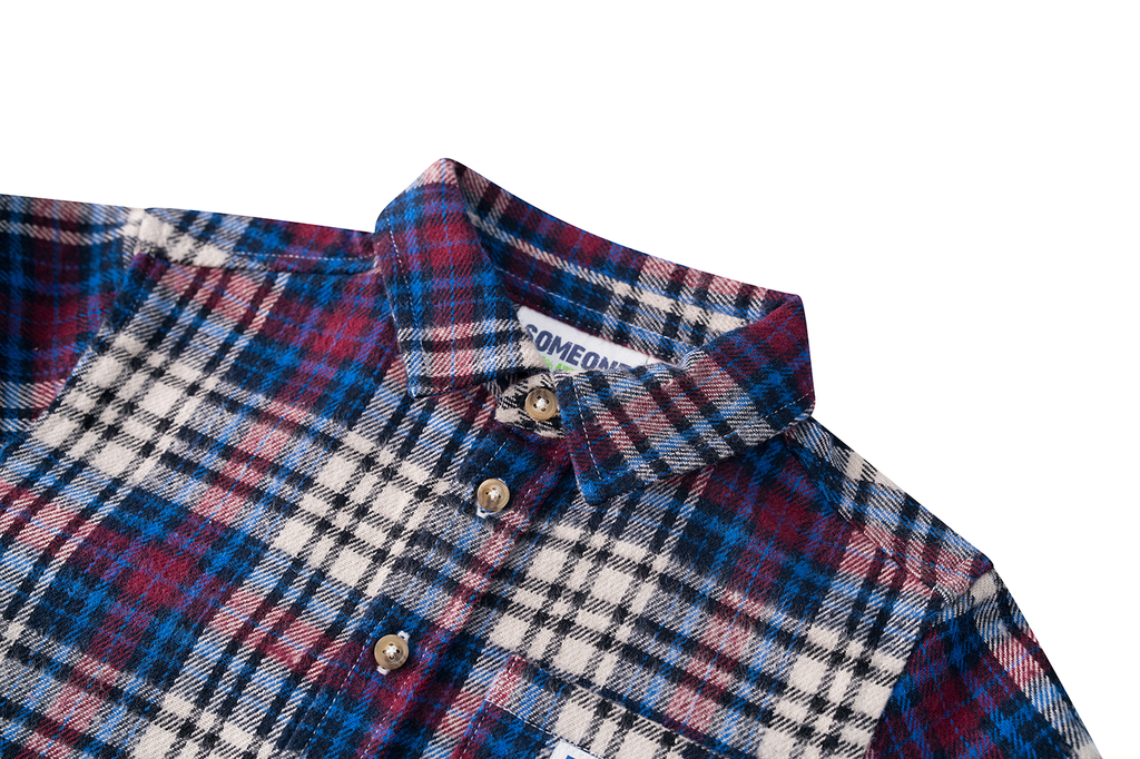 Hemden lange mouw multicolor Someone
