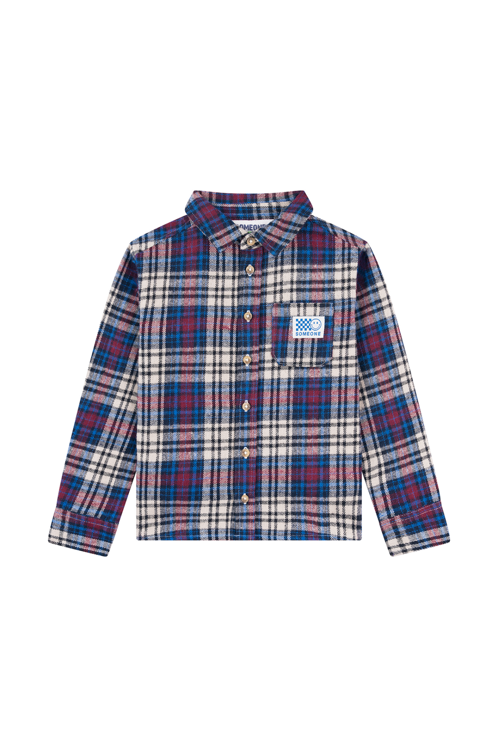 Hemden lange mouw multicolor Someone