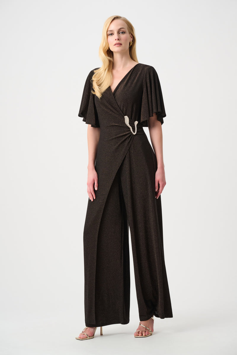 Jumpsuits korte mouw bruin Joseph Ribkoff