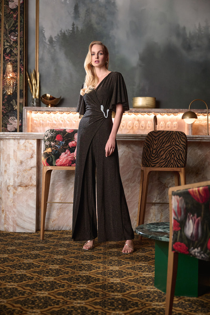 Jumpsuits korte mouw bruin Joseph Ribkoff