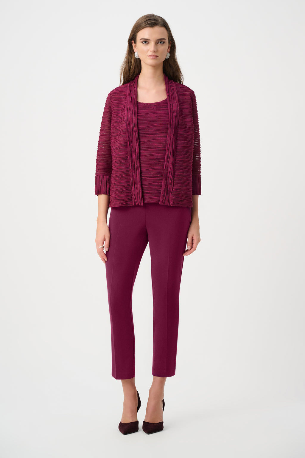 Twinsets bordeaux Joseph Ribkoff
