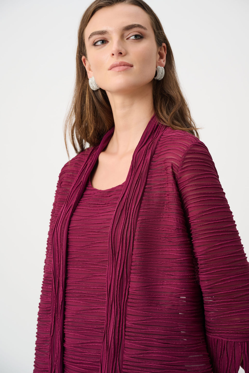 Twinsets bordeaux Joseph Ribkoff