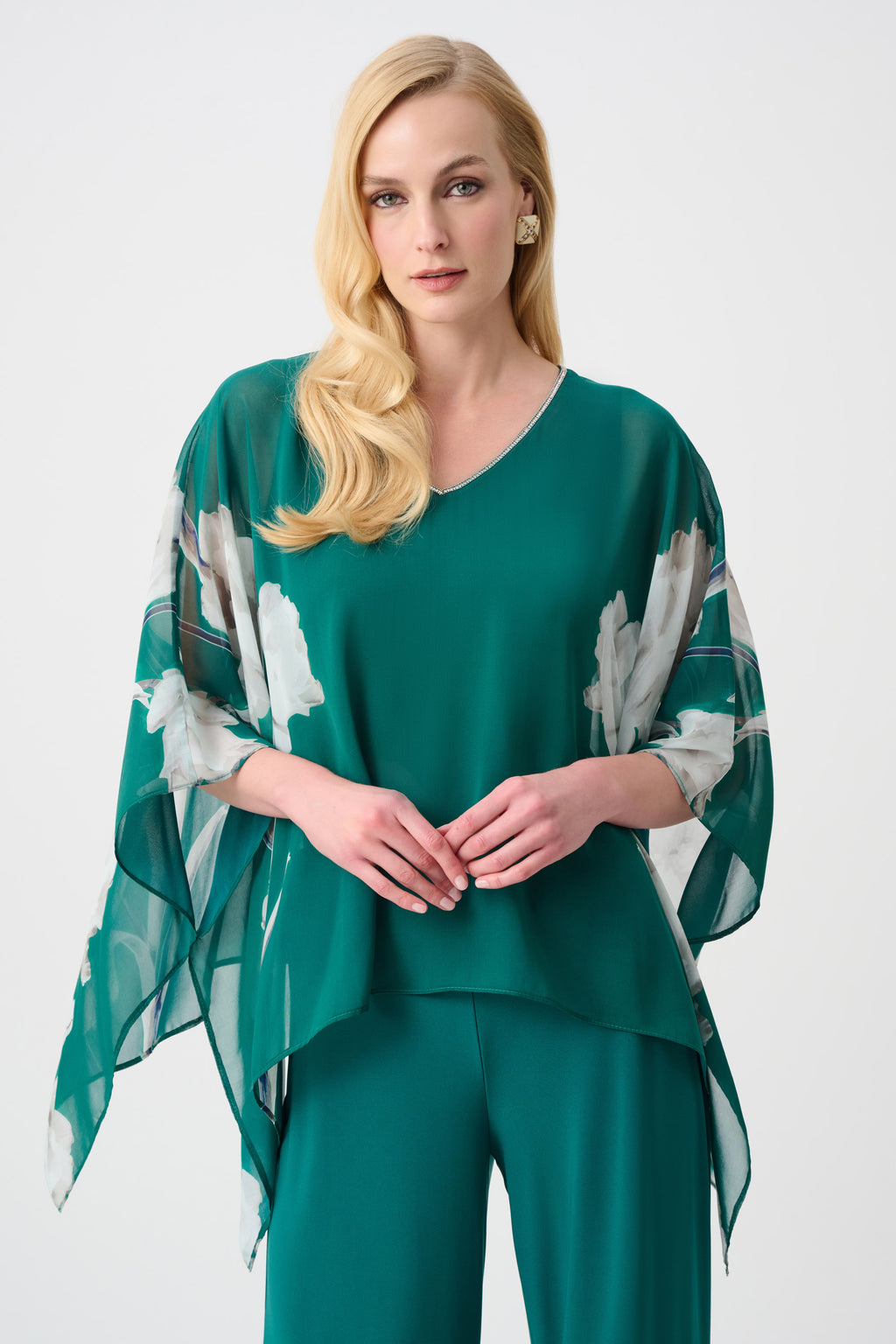 Blouses lange mouw groen Joseph Ribkoff
