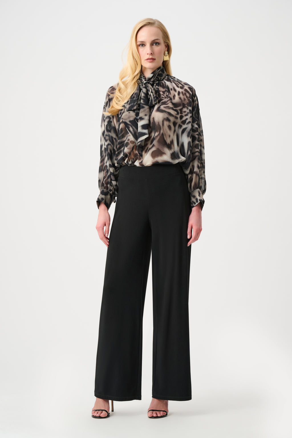 Blouses lange mouw grijs Joseph Ribkoff