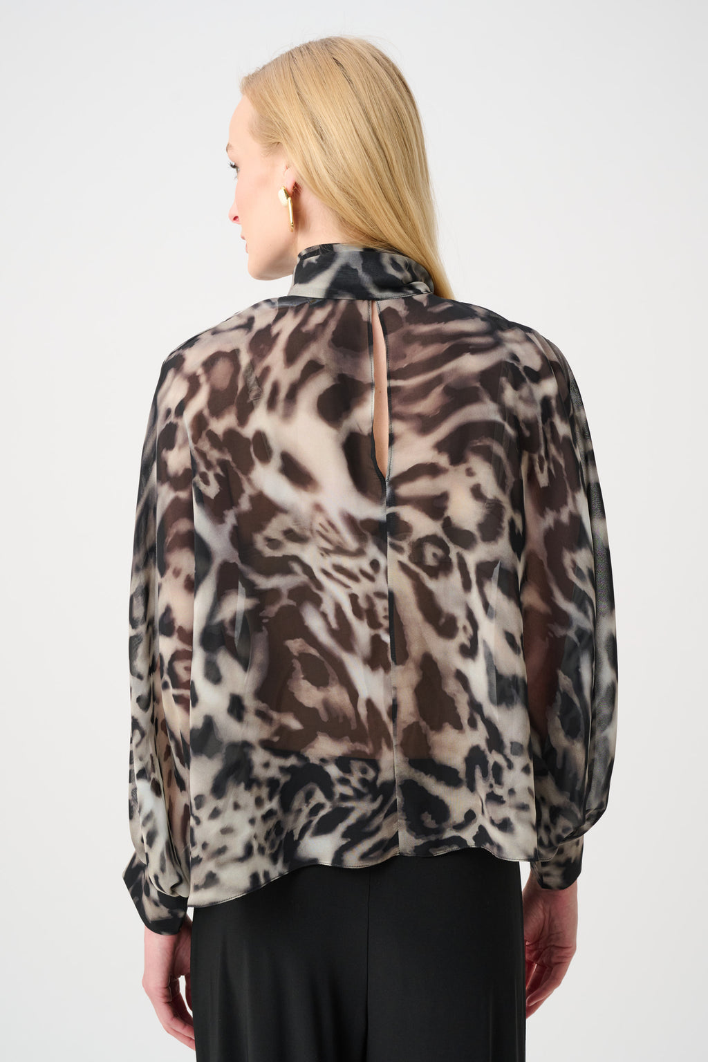 Blouses lange mouw grijs Joseph Ribkoff