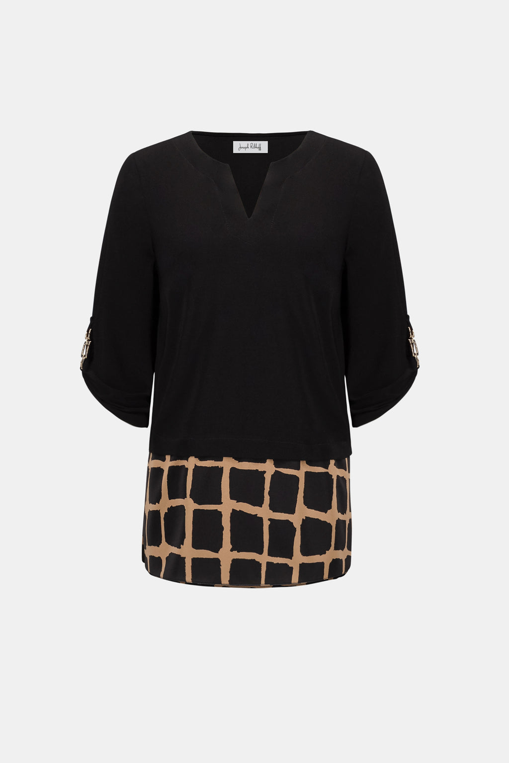 Blouses lange mouw beige Joseph Ribkoff