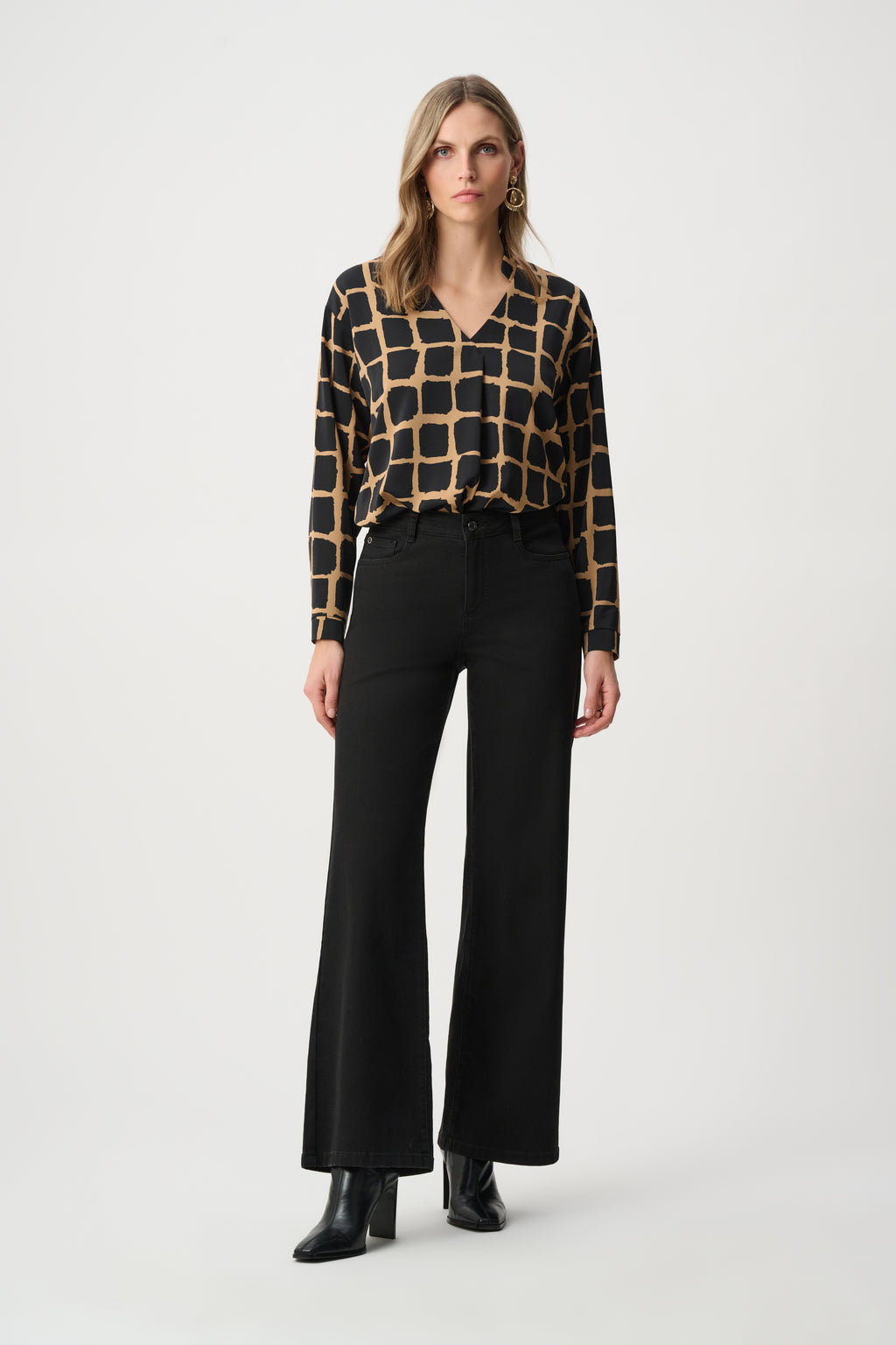 Blouses lange mouw zwart Joseph Ribkoff