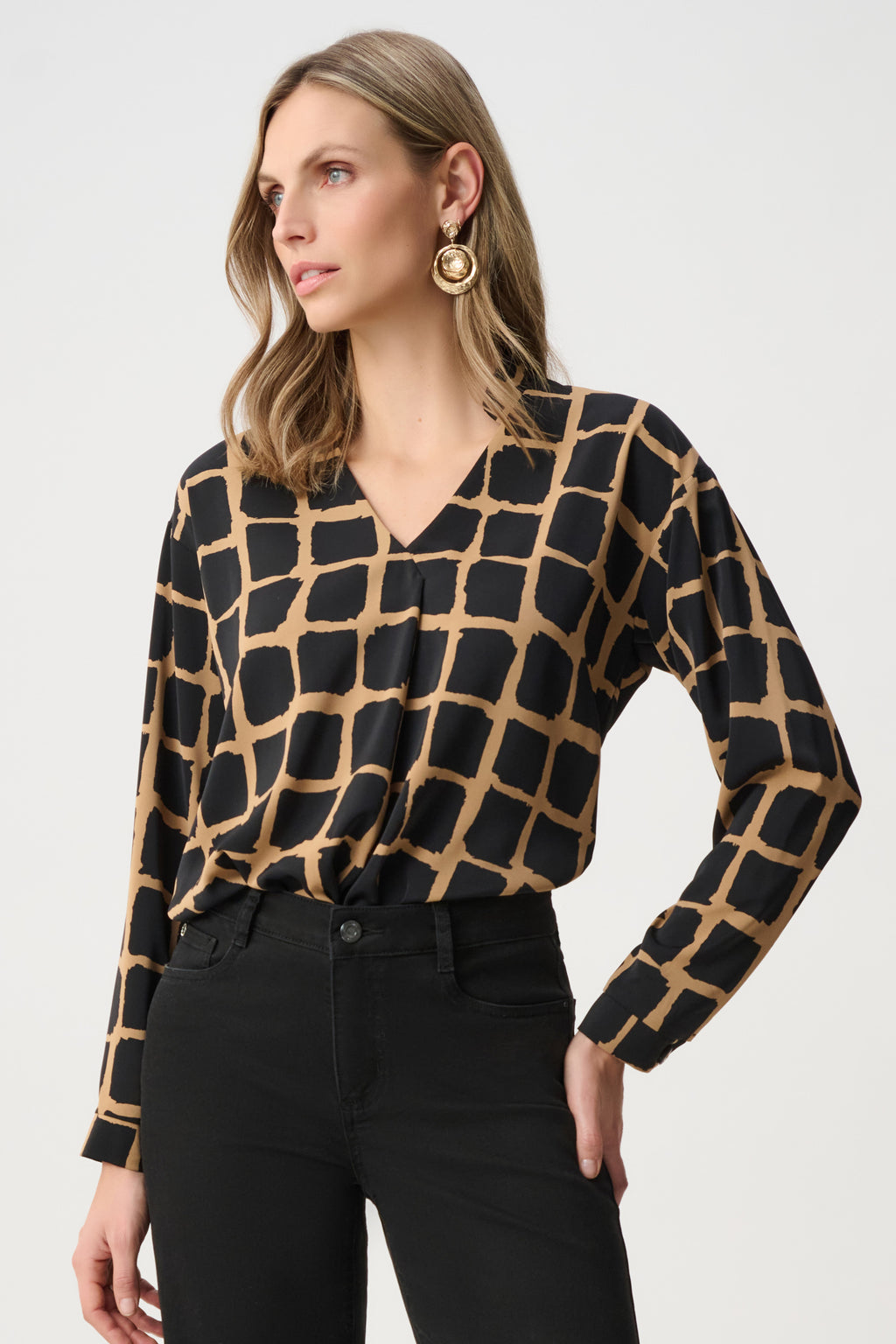 Blouses lange mouw zwart Joseph Ribkoff