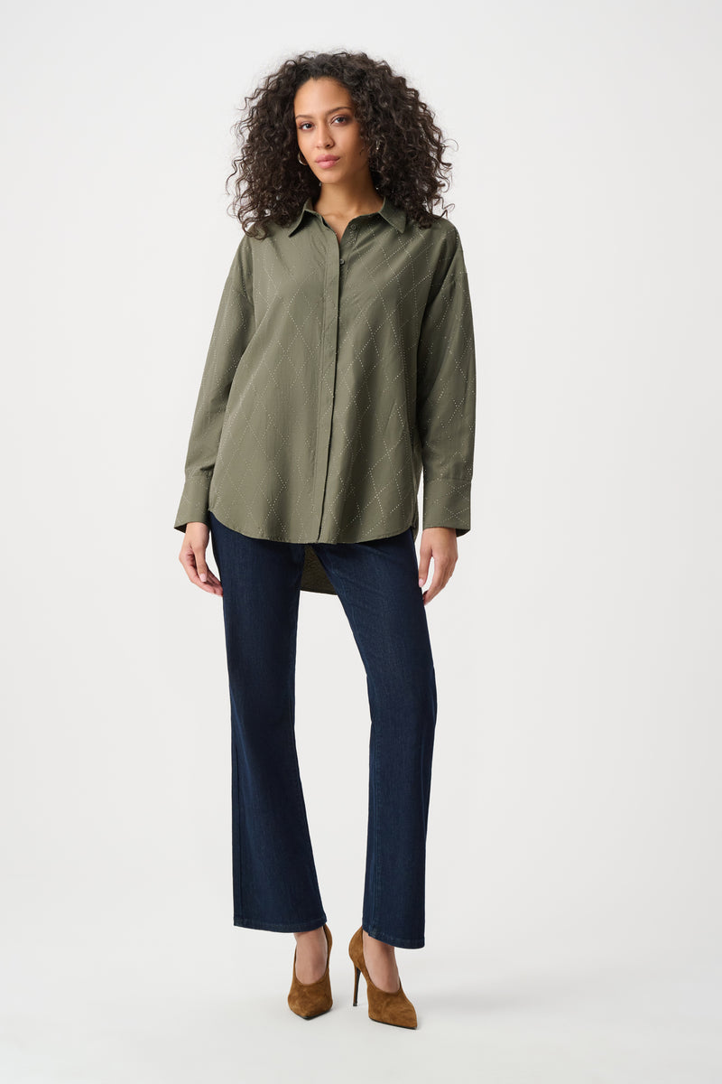 Blouses lange mouw groen Joseph Ribkoff