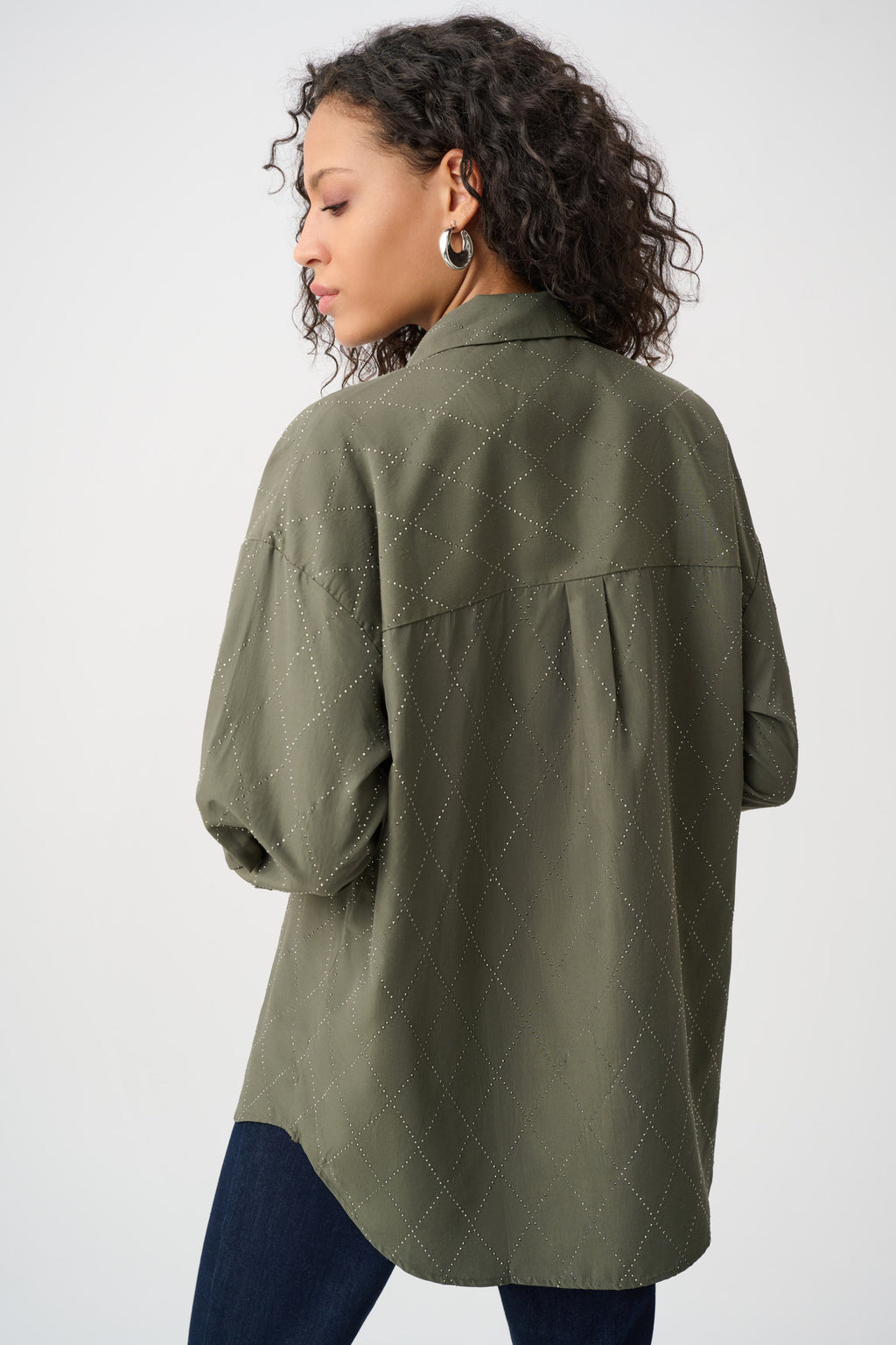Blouses lange mouw groen Joseph Ribkoff