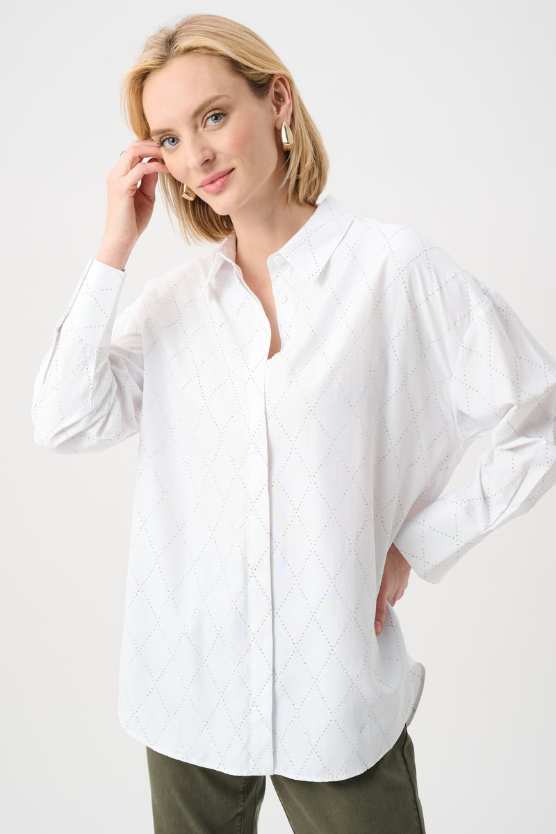 Blouses lange mouw wit Joseph Ribkoff