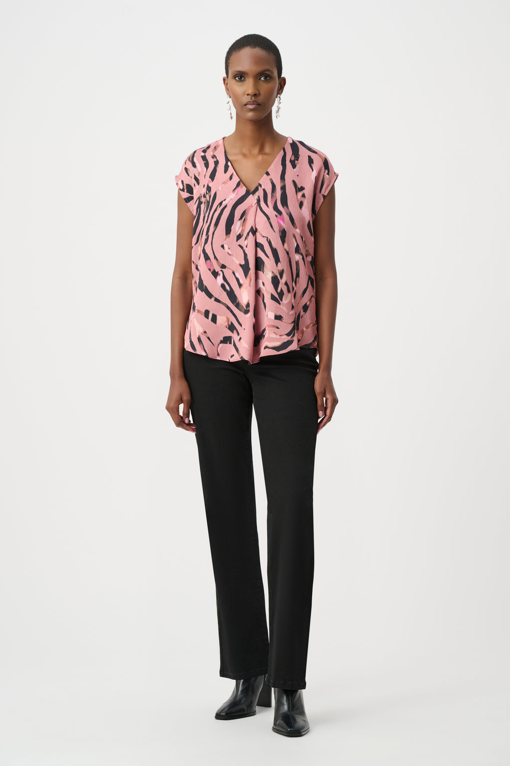 Blouses korte mouw roze Joseph Ribkoff
