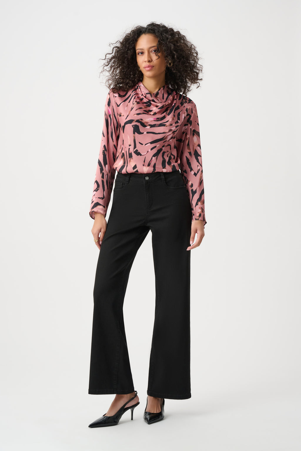 Blouses lange mouw roze Joseph Ribkoff
