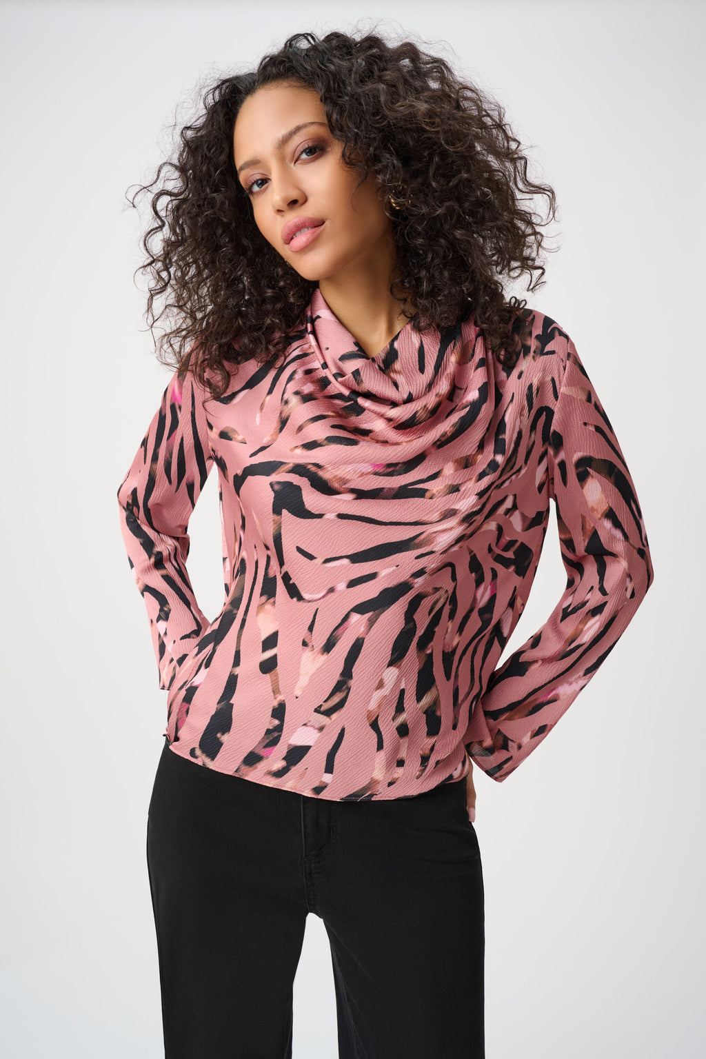Blouses lange mouw roze Joseph Ribkoff