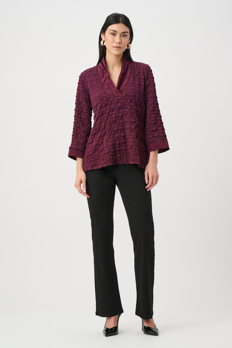 Blouses lange mouw bordeaux Joseph Ribkoff