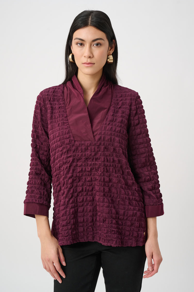 Blouses lange mouw bordeaux Joseph Ribkoff