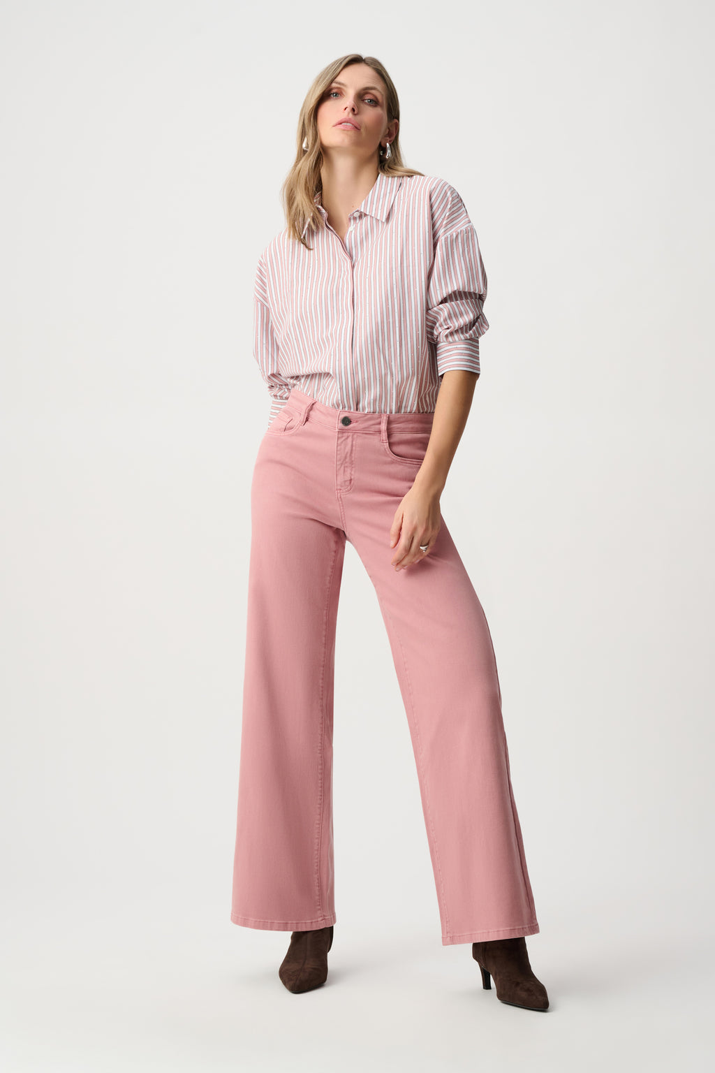 Blouses lange mouw roze Joseph Ribkoff