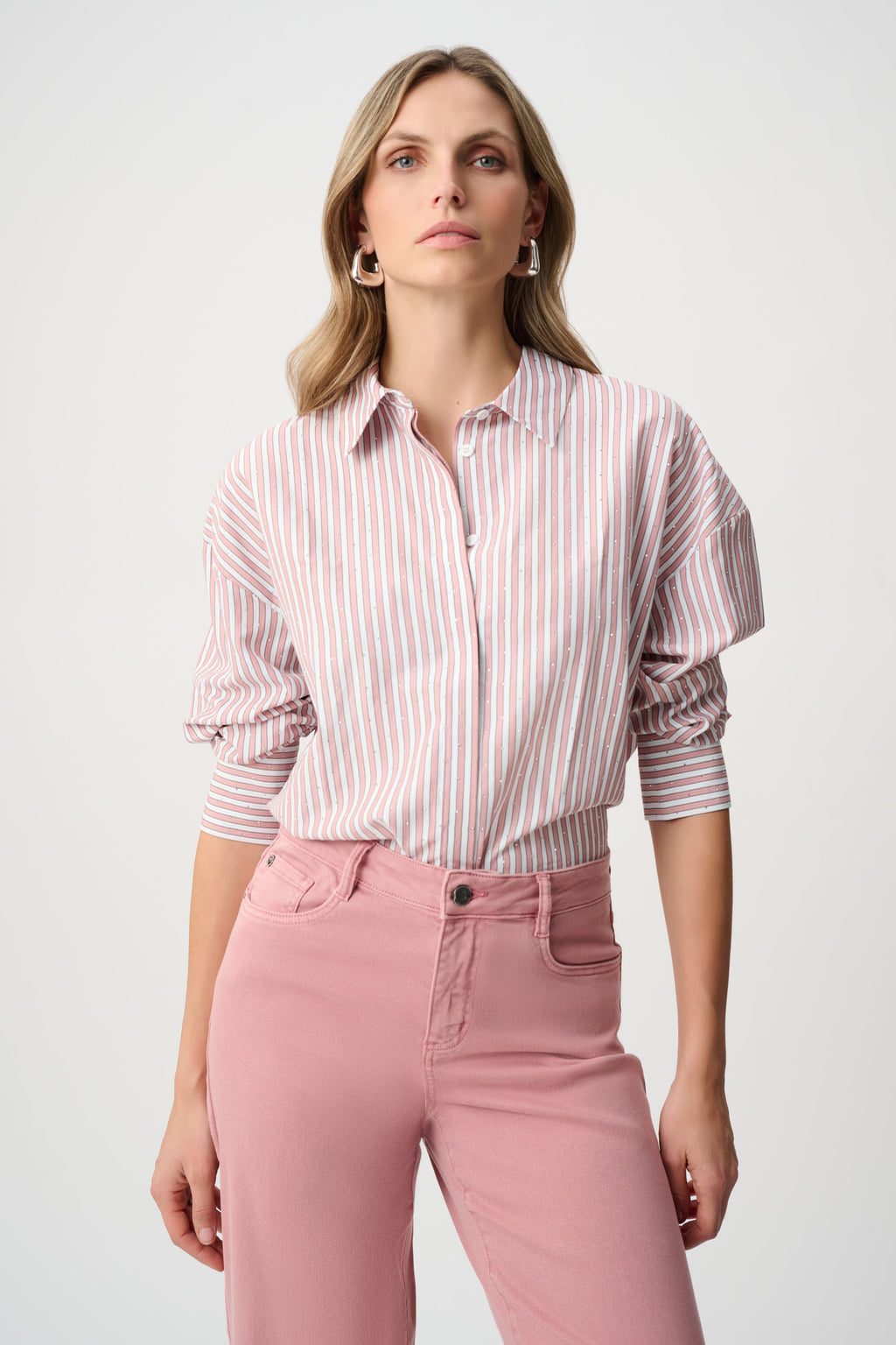 Blouses lange mouw roze Joseph Ribkoff