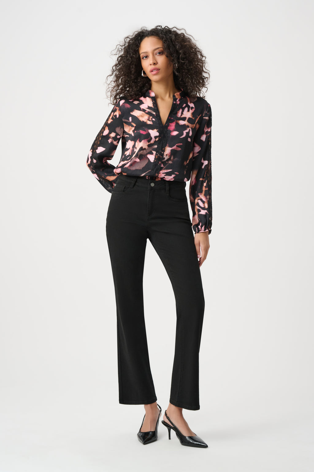 Blouses lange mouw zwart Joseph Ribkoff
