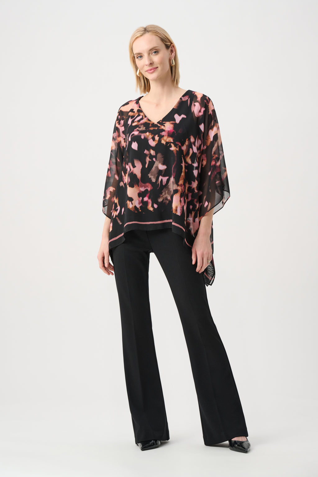 Blouses korte mouw zwart Joseph Ribkoff