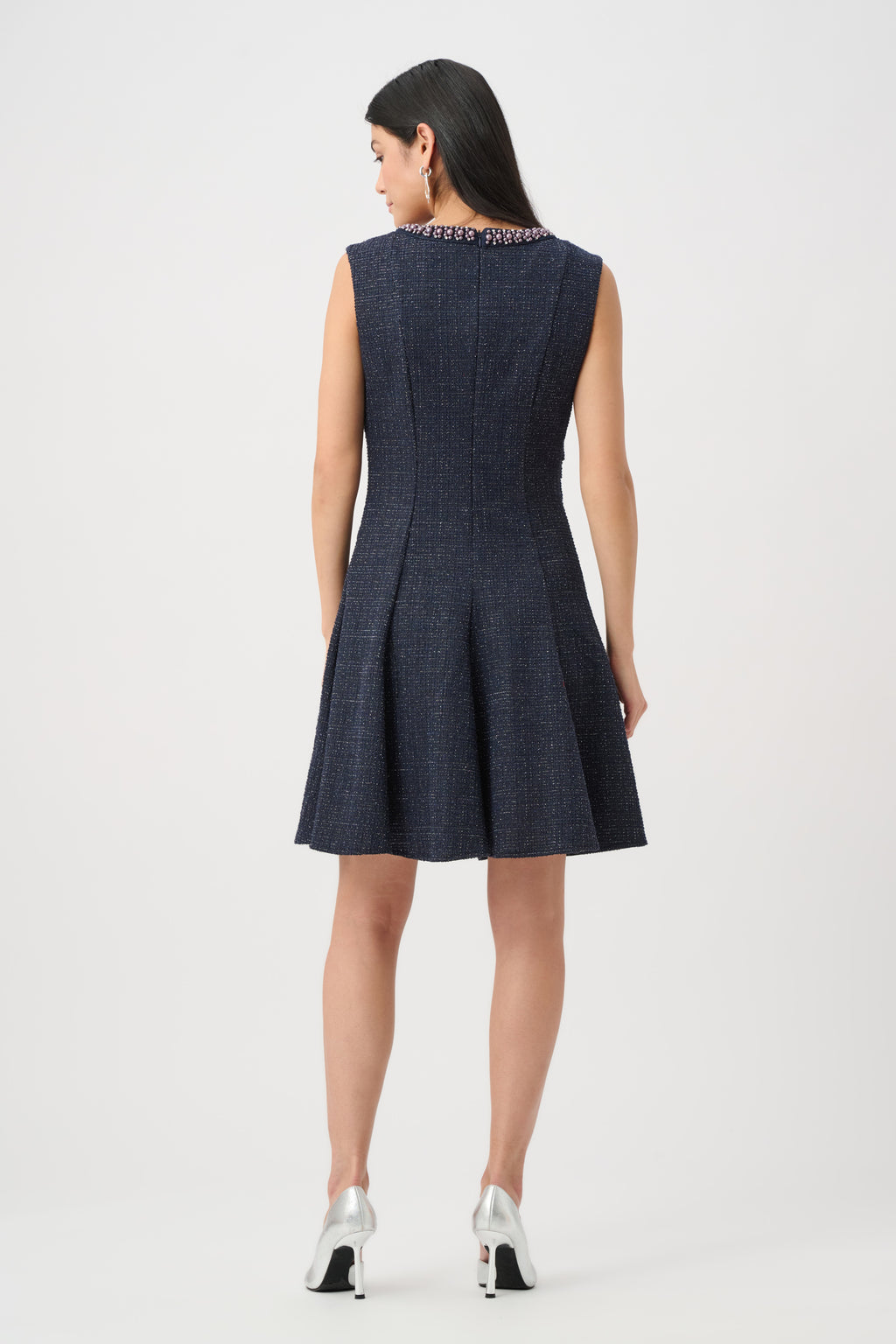Jurken zonder mouw navy Joseph Ribkoff