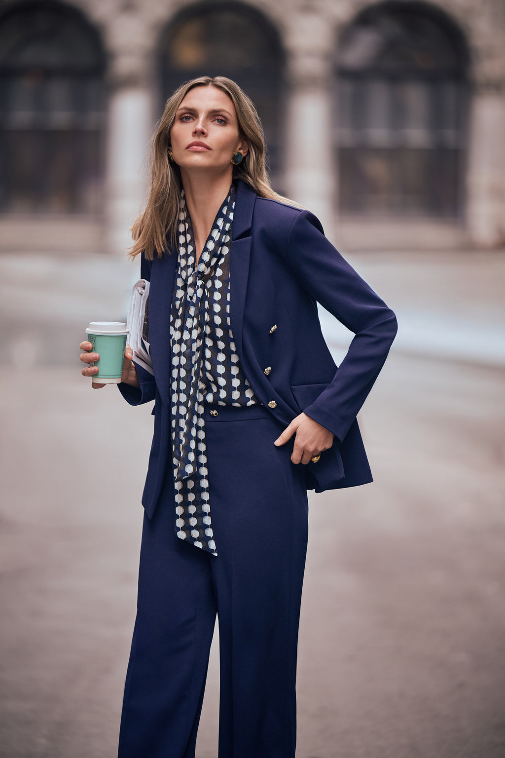 Blazers blauw Joseph Ribkoff