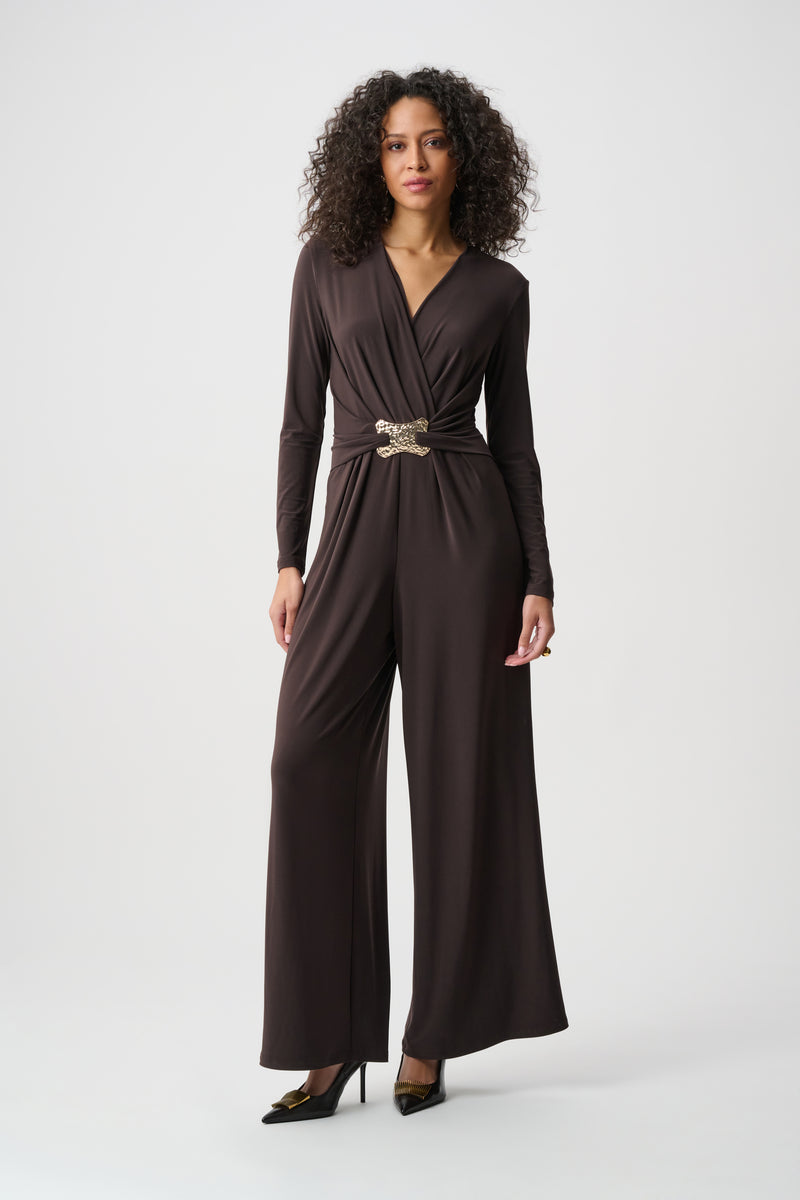 Jumpsuits lange mouw bruin Joseph Ribkoff