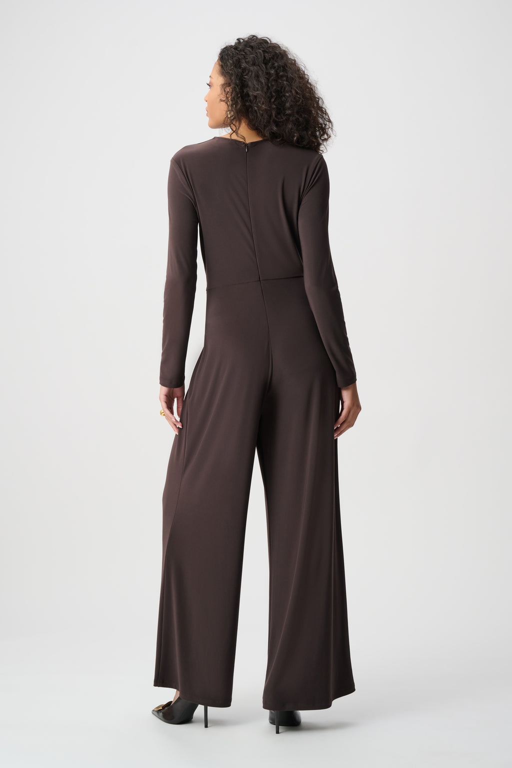 Jumpsuits lange mouw bruin Joseph Ribkoff