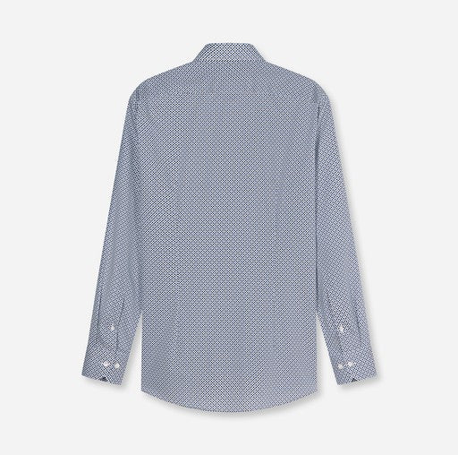 Hemden lange mouw navy OLYMP