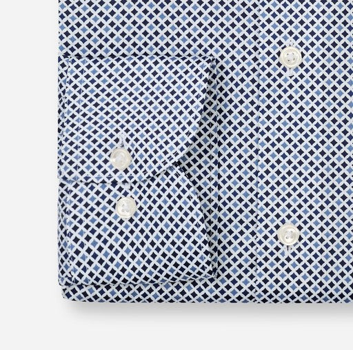 Hemden lange mouw navy OLYMP