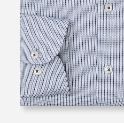 Hemden lange mouw navy OLYMP