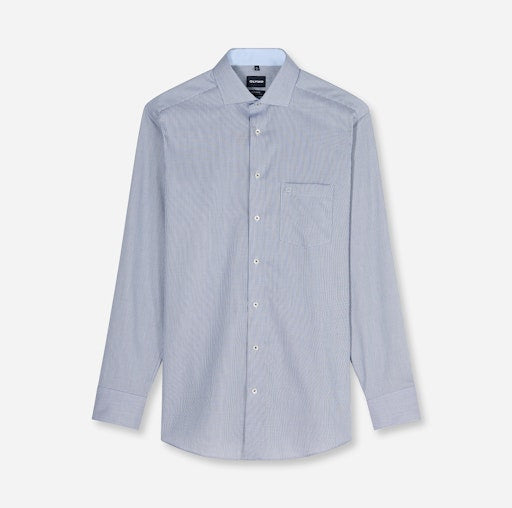 Hemden lange mouw navy OLYMP