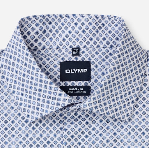 Hemden lange mouw wit OLYMP