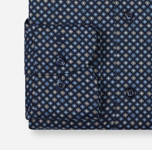 Hemden lange mouw navy OLYMP