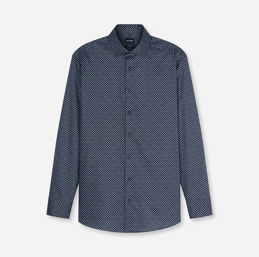 Hemden lange mouw navy OLYMP