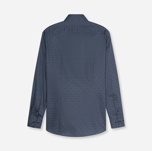 Hemden lange mouw navy OLYMP