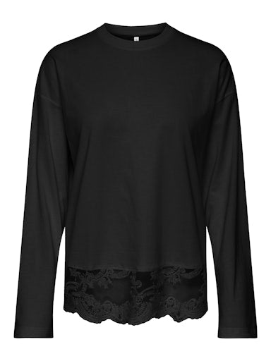 T-shirts lange mouw zwart ONLY