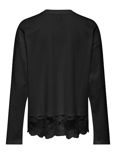 T-shirts lange mouw zwart ONLY