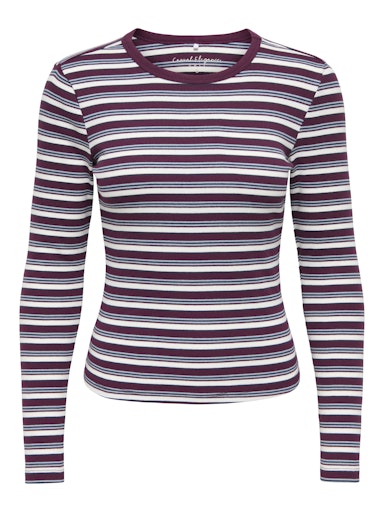 T-shirts lange mouw paars ONLY