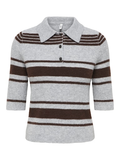 Polo's korte mouw grijs ONLY