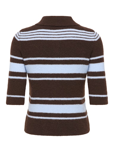 Polo's korte mouw bruin ONLY