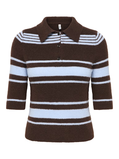 Polo's korte mouw bruin ONLY