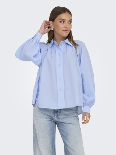 Blouses lange mouw blauw ONLY