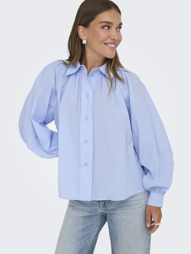 Blouses lange mouw blauw ONLY