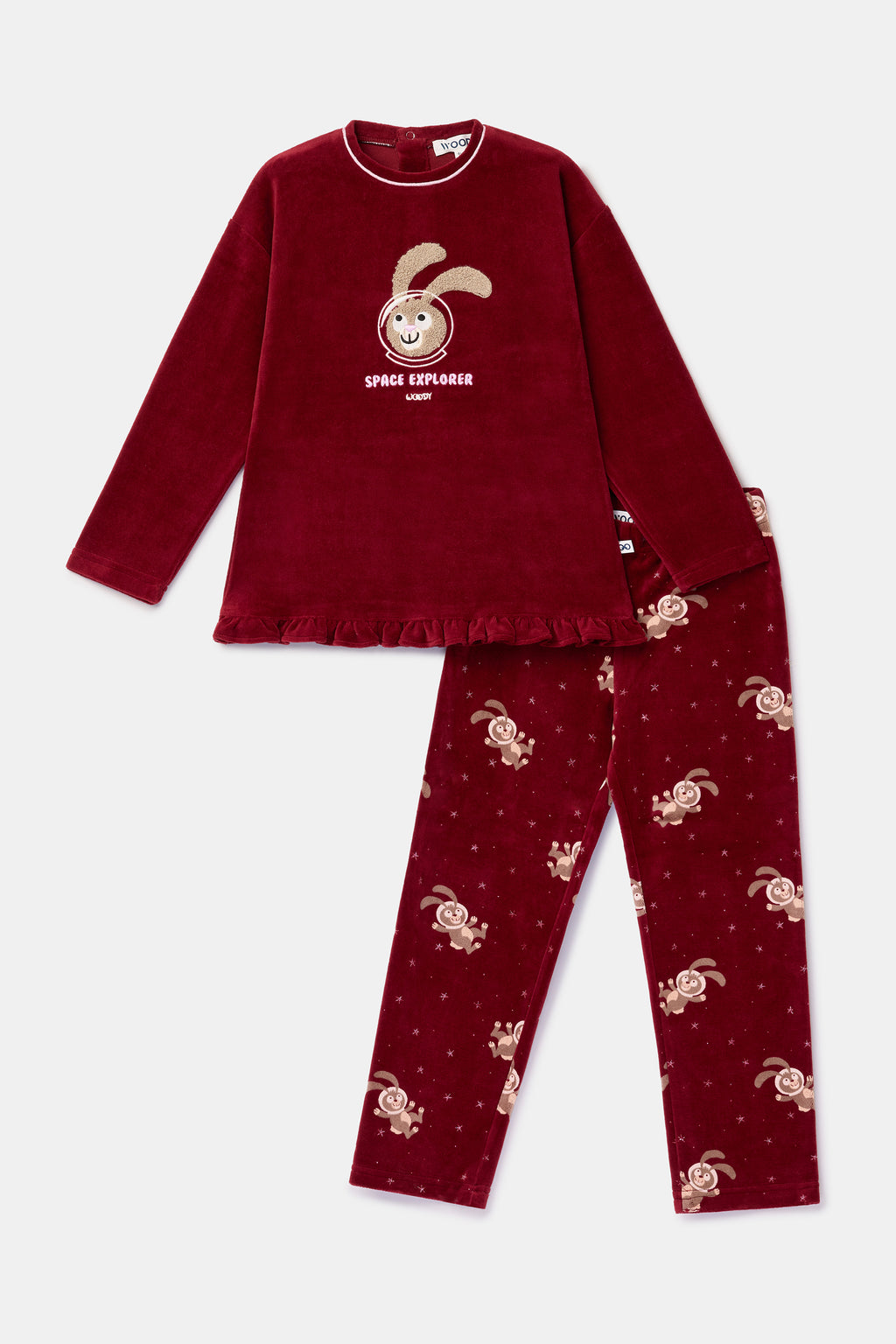 Pyjama's rood Woody