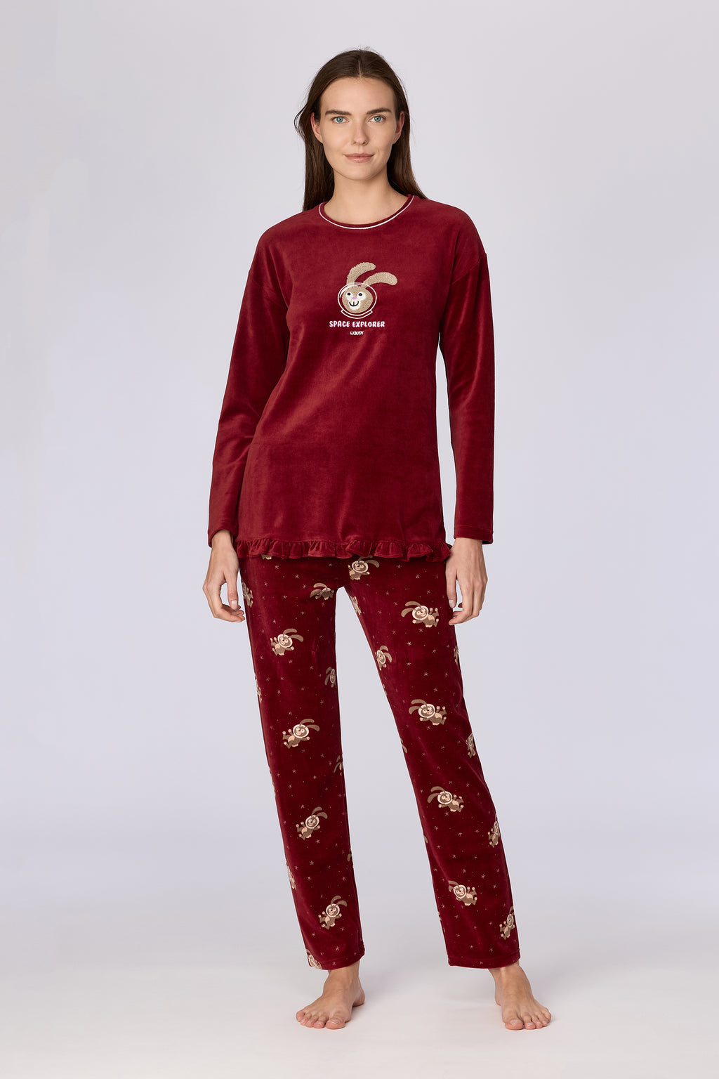Pyjama's rood Woody