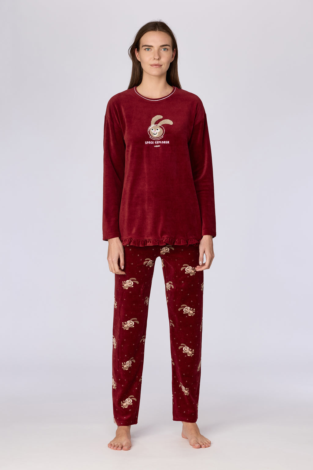 Pyjama's rood Woody