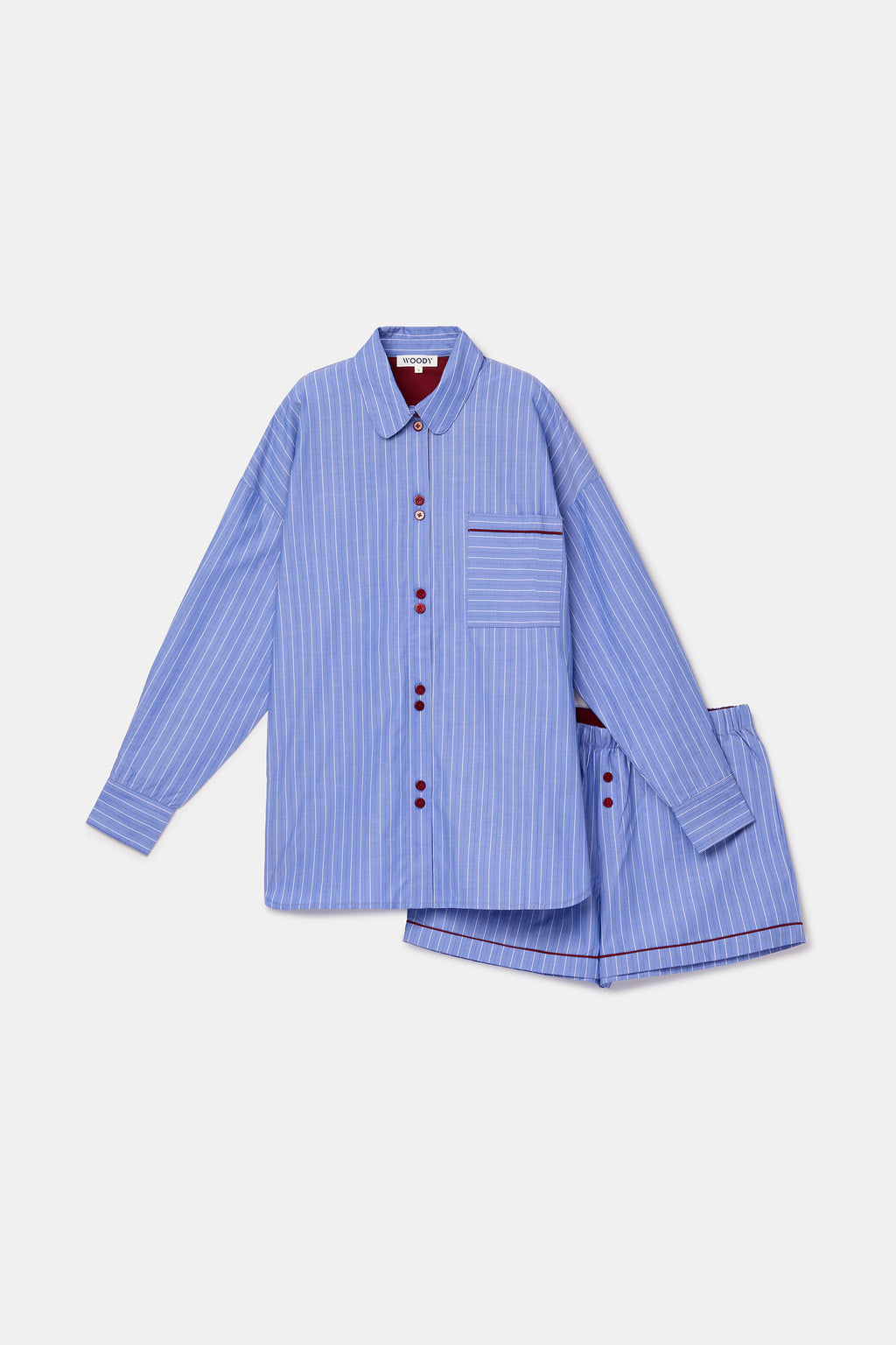 Pyjama's blauw Woody